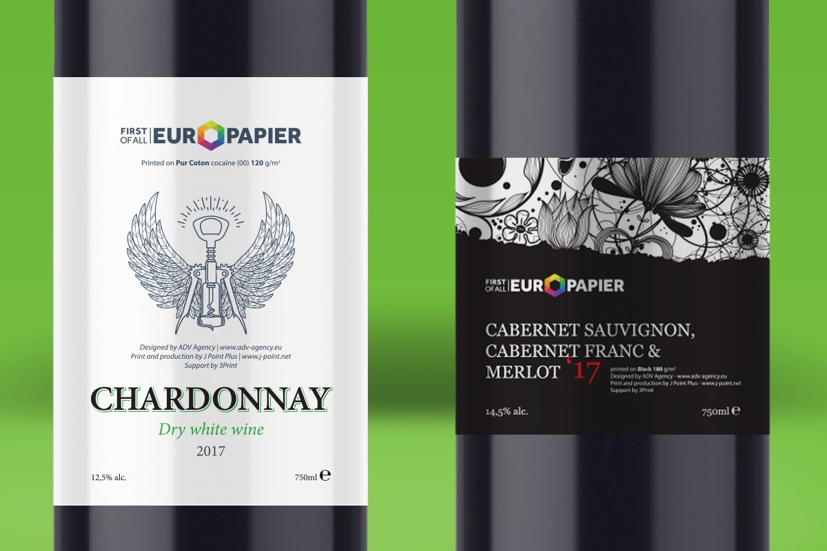 Packaging and label design preview